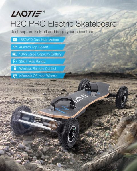 LAOTIE H2C Pro 10Ah Electric Skateboard