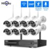 Hiseeu 1080P CCTV 8CH NVR Kit IP Cameras Segurança