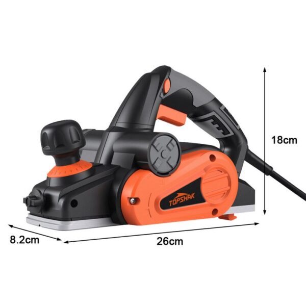 TOPSHAK TS-EP1 710W 6-Amp Electric Hand Planer Woodworking Machine