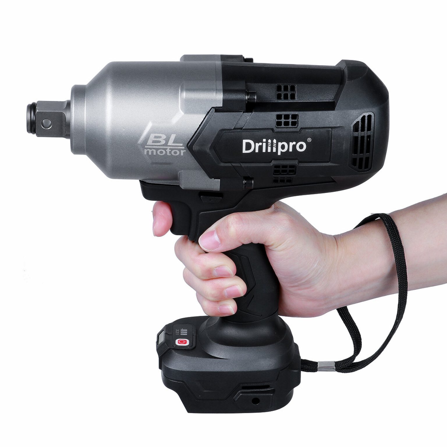 Drillpro 1300Nm Brushless Electric Impact Wrench For Makita 18V