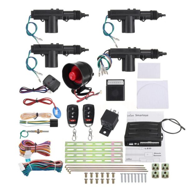 Remote Control Car Alarm System Keyless Kit