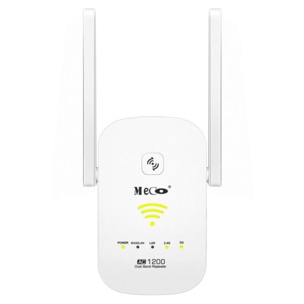 MECO ELEVERDE AC1200 WiFi Repeater 2.4G 5G ME-AC50