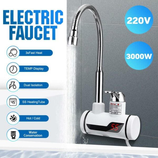 220V 3000W Instant Water Heater Faucet