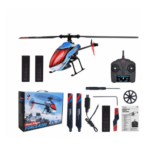 WLtoys XK K200 RC Helicopter RTF with 2 Batteries