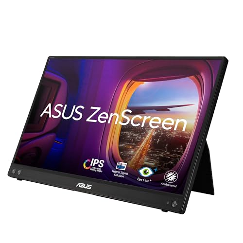 Monitor Asus 15.6″ ZenScreen MB16ACV IPS FHD 16:9 60Hz USB Type-C