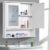 Privmedi Wall-mounted Hanging Bathroom Household Storage Cabinet