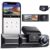 AZDOME M550 Dash Cam with Rear and Cabin Cam