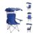 IPRee Folding Recliner Chair Camping Picnic Stool Fishing Seat