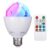 ELEGIANT 3W E27 RGB Ball Rotating LED Bulb