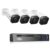 Hiseeu 4Pcs POE H.265+ Security IP Cameras