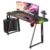 Hoffree Gaming Mesa 47″ Large Desktop Ergonomic Design