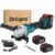 Drillpro 125mm Brushless Angle Grinder with 2 Batteries